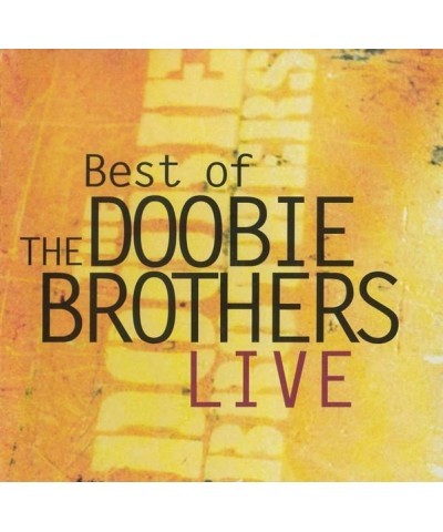The Doobie Brothers BEST OF DOOBIE BROS LIVE CD $8.85 CD
