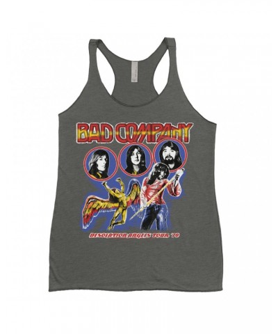 Bad Company Ladies' Tank Top | 1979 Desolation Angels Tour Distressed Shirt $8.97 Shirts