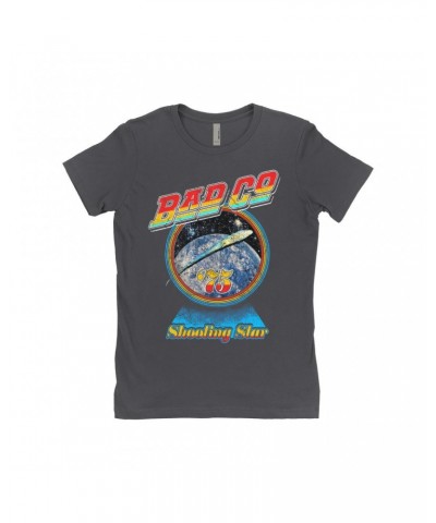 Bad Company Ladies' Boyfriend T-Shirt | 75 Shooting Star Orbit Distressed Shirt $7.73 Shirts