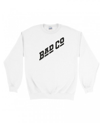 Bad Company Sweatshirt | Classic Logo Black Sweatshirt $13.98 Sweatshirts
