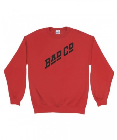 Bad Company Sweatshirt | Classic Logo Black Sweatshirt $13.98 Sweatshirts