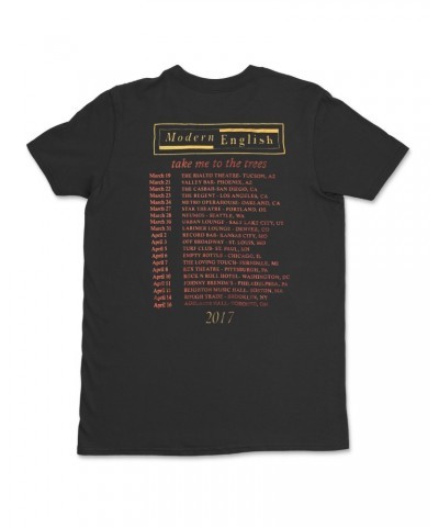 Modern English Trees Album Tee with 2017 Tour Dates $10.25 Shirts