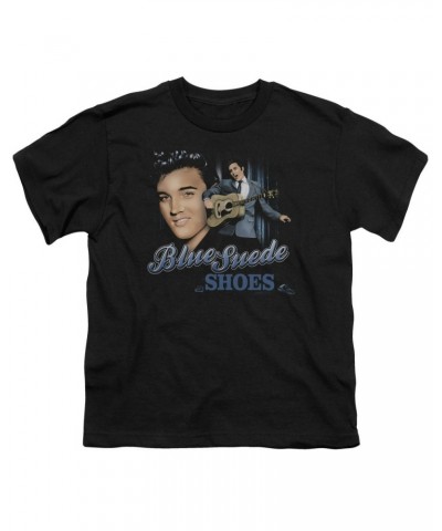 Elvis Presley Youth Tee | BLUE SUEDE SHOES Youth T Shirt $7.35 Kids