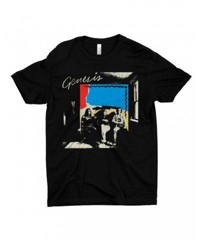 Genesis T-Shirt | Group Abacab Portrait Distressed Shirt $10.23 Shirts
