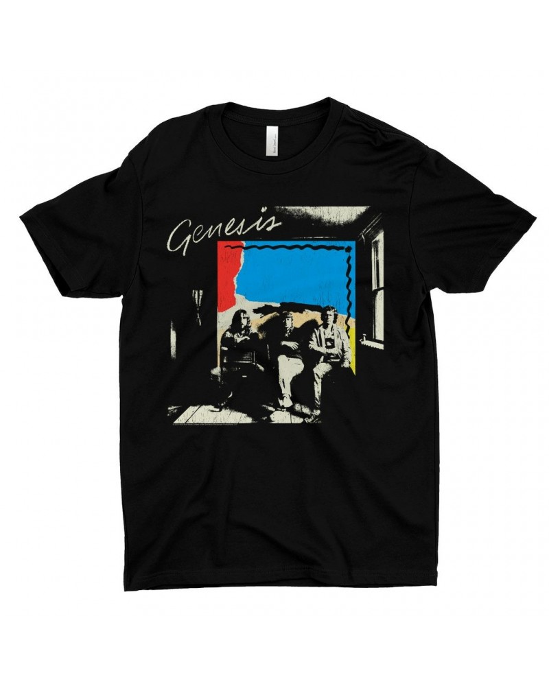 Genesis T-Shirt | Group Abacab Portrait Distressed Shirt $10.23 Shirts