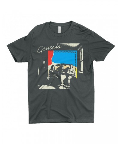 Genesis T-Shirt | Group Abacab Portrait Distressed Shirt $10.23 Shirts