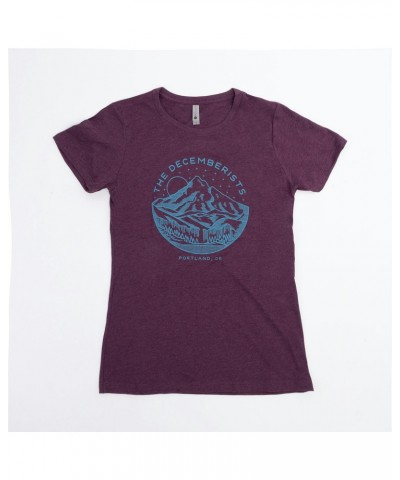 The Decemberists Mt. Hood Women’s Tee -- Purple $8.60 Shirts