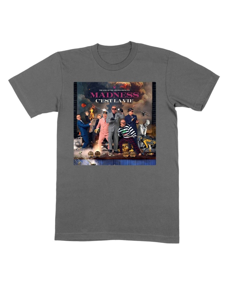 Madness C’EST LA VIE CHARCOAL ALBUM T-SHIRT $13.99 Shirts