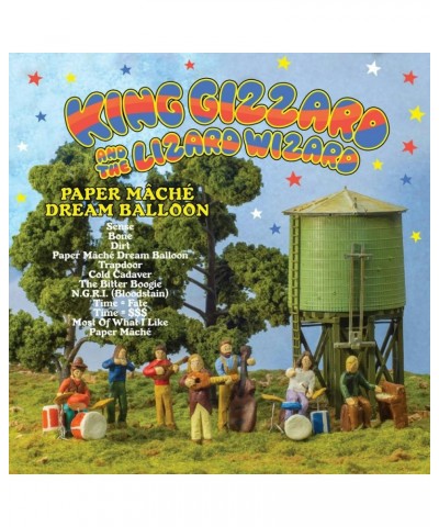 King Gizzard & The Lizard Wizard PAPER MACHE DREAM BALLOON (DELUXE/FRESH LEMON/MANGO WAVE VINYL/2LP) Vinyl Record $15.96 Vinyl
