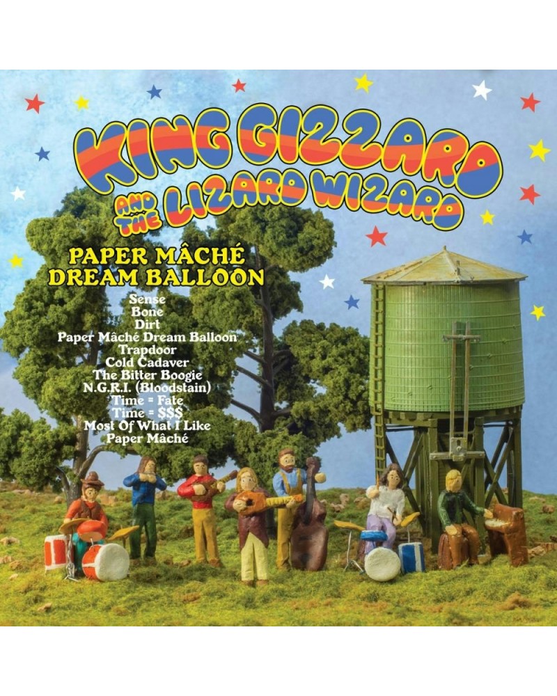 King Gizzard & The Lizard Wizard PAPER MACHE DREAM BALLOON (DELUXE/FRESH LEMON/MANGO WAVE VINYL/2LP) Vinyl Record $15.96 Vinyl