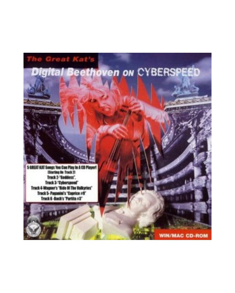 Great Kat CD - Digital Beethoven On Cyberspeed Cd-Rom $6.99 CD