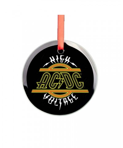 AC/DC High Voltage Logo Glass Ornament $6.30 Decor