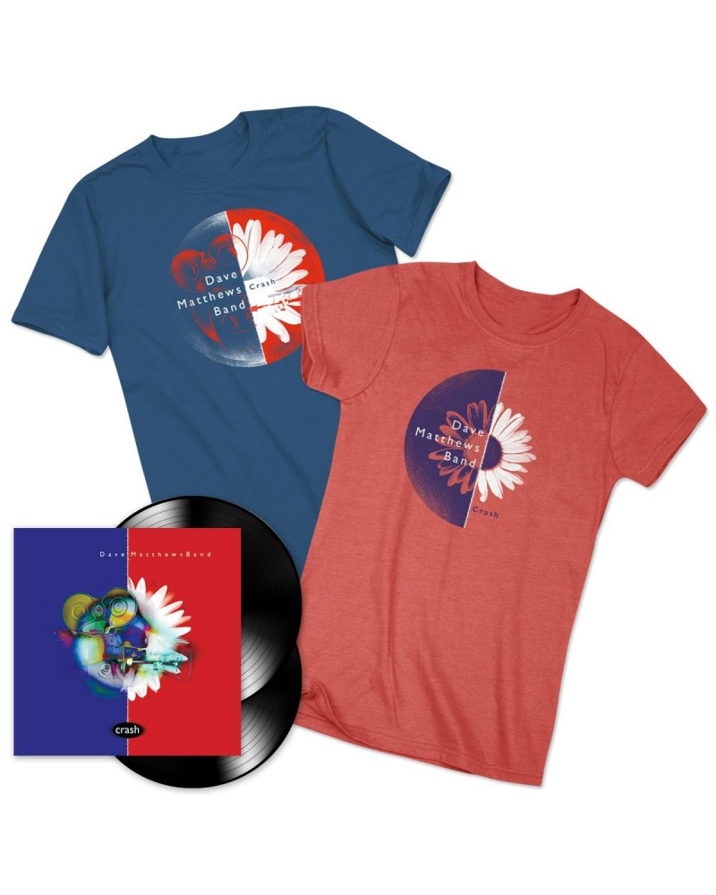 Dave Matthews Band Crash 2-LP Vinyl + Crash Album Art T-shirt $17.27 Vinyl