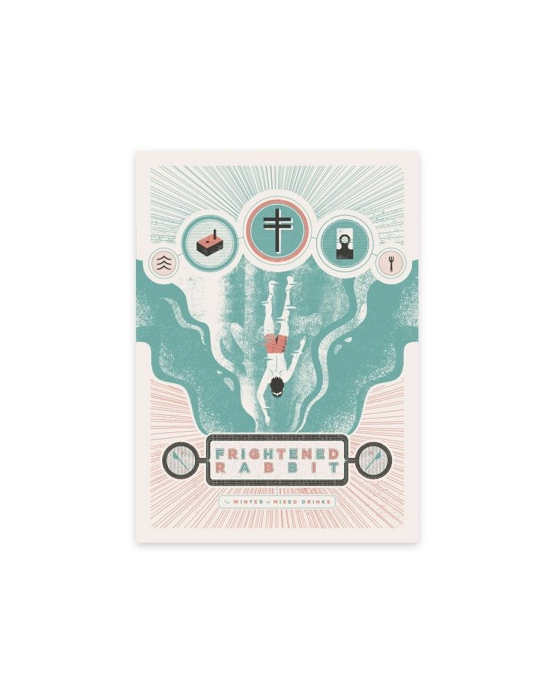 Frightened Rabbit Winter of Mixed Drinks Anniversary Poster $9.00 Decor