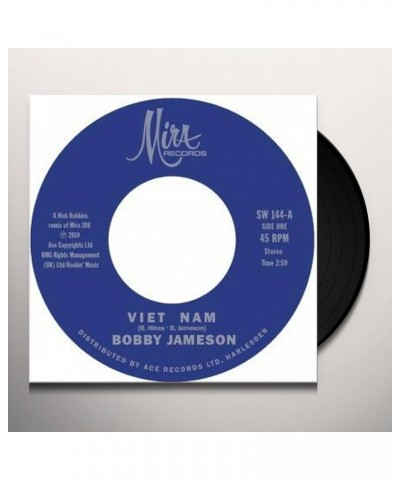 Bobby Jameson VIET NAM / VIET NAM (INSTRUMENTAL) Vinyl Record $6.12 Vinyl