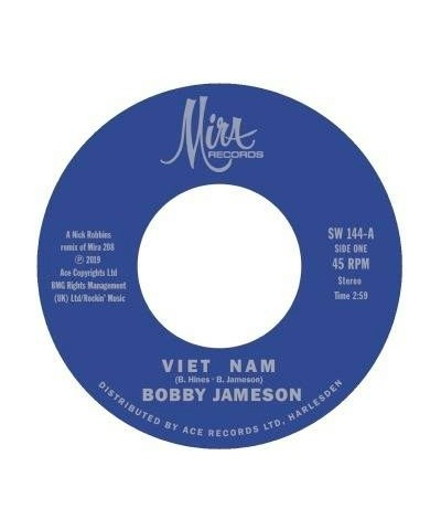 Bobby Jameson VIET NAM / VIET NAM (INSTRUMENTAL) Vinyl Record $6.12 Vinyl