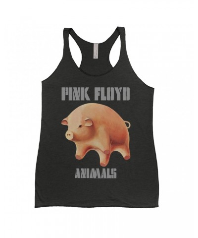 Pink Floyd Ladies' Tank Top | Animals Album Pig Logo Shirt $11.58 Shirts
