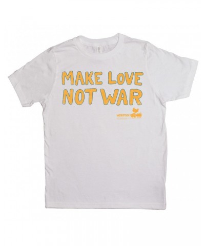 Woodstock Kids T-Shirt | Make Love Not War Distressed Kids Shirt $10.10 Kids