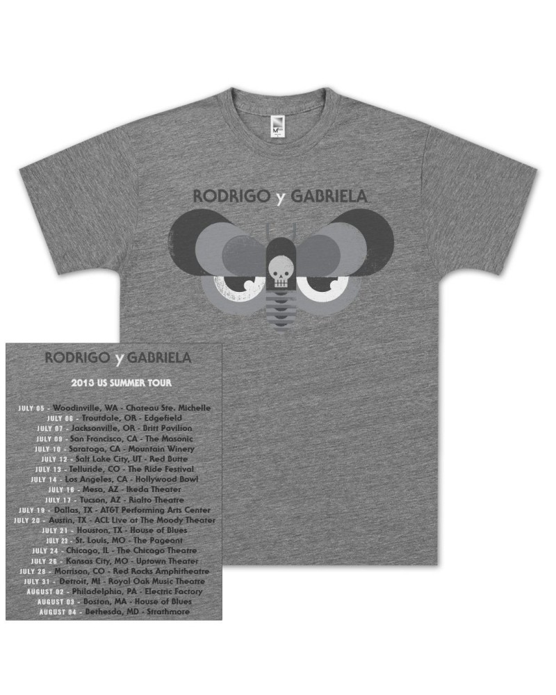 Rodrigo y Gabriela 2013 Tour Grey Shirt $7.75 Shirts