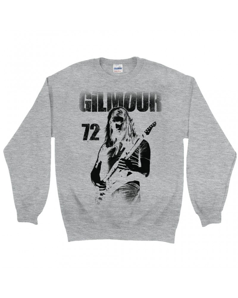 David Gilmour Sweatshirt | Gilmour 1972 Design Distressed Sweatshirt $16.43 Sweatshirts