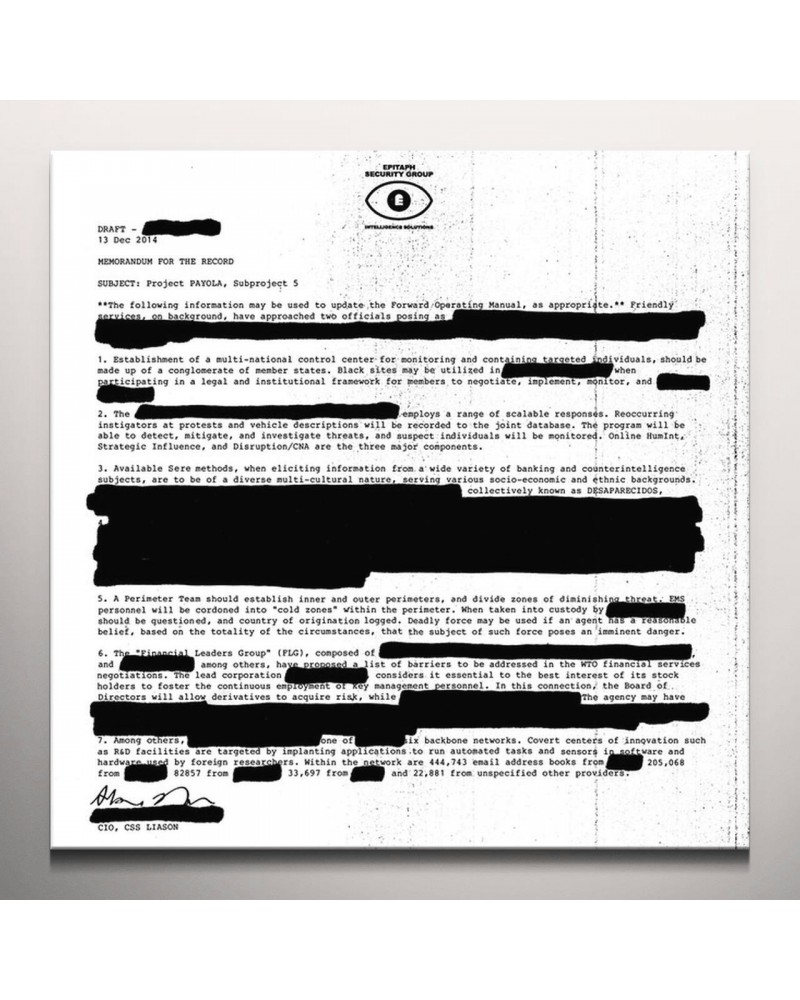 Desaparecidos Payola Vinyl Record $7.92 Vinyl