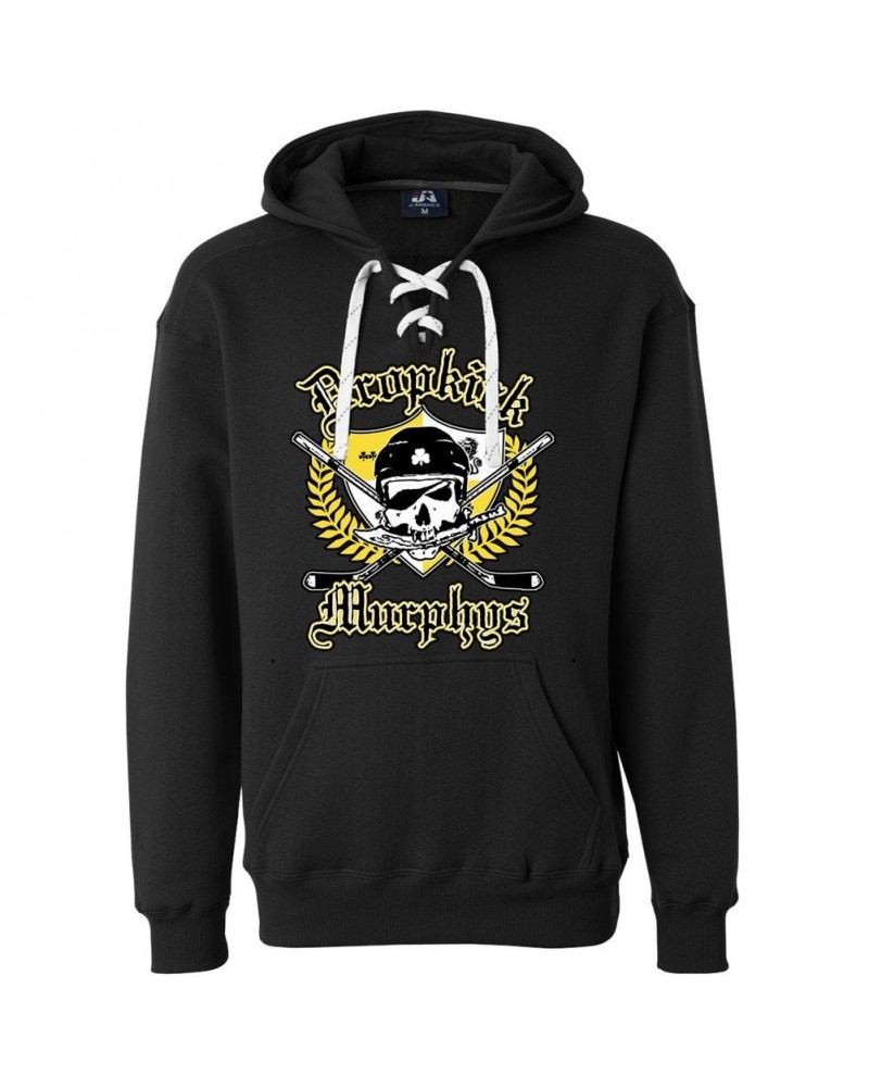 Dropkick Murphys Jolly Roger Hockey Hoodie (Black) $32.03 Sweatshirts