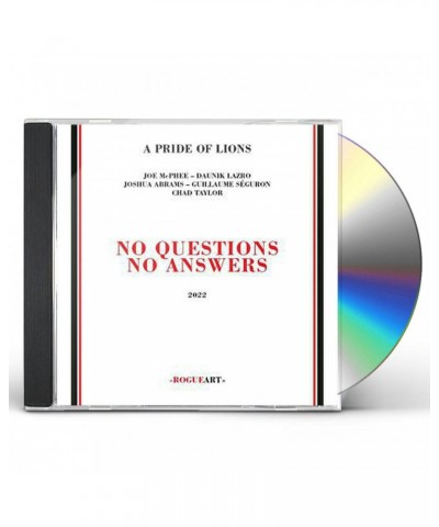 Pride Of Lions NO QUESTIONS NO ANSWERS CD $5.95 CD