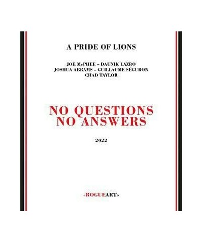 Pride Of Lions NO QUESTIONS NO ANSWERS CD $5.95 CD