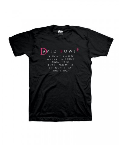 David Bowie I Don't Know T-shirt $11.55 Shirts