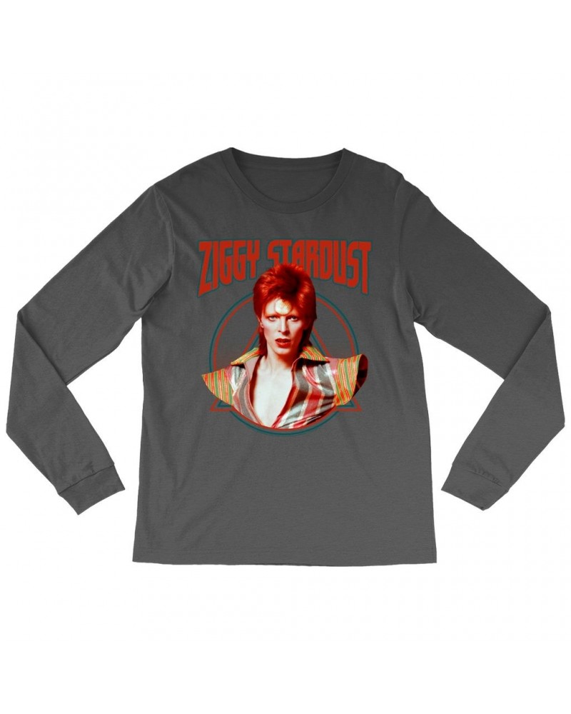 David Bowie Long Sleeve Shirt | Featuring Ziggy Stardust Shirt $9.28 Shirts