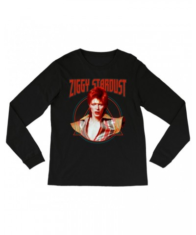 David Bowie Long Sleeve Shirt | Featuring Ziggy Stardust Shirt $9.28 Shirts