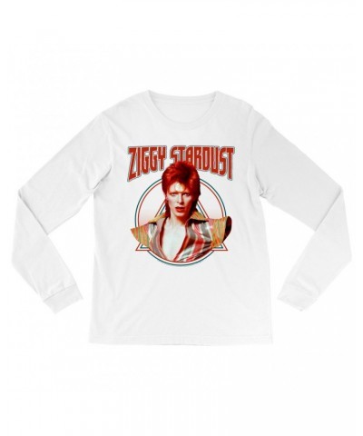 David Bowie Long Sleeve Shirt | Featuring Ziggy Stardust Shirt $9.28 Shirts