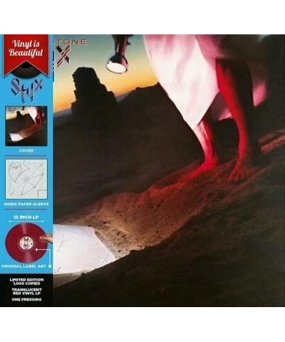 Styx CORNERSTONE (RED TRANSLUCENT VINYL) Vinyl Record $8.99 Vinyl