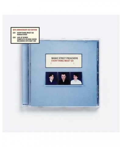 Manic Street Preachers EVERYTHING MUST GO 20 (REMASTERED) – 2CD $4.97 CD