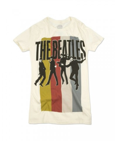 The Beatles Stripes Standing Group Junior's T-Shirt $8.60 Shirts