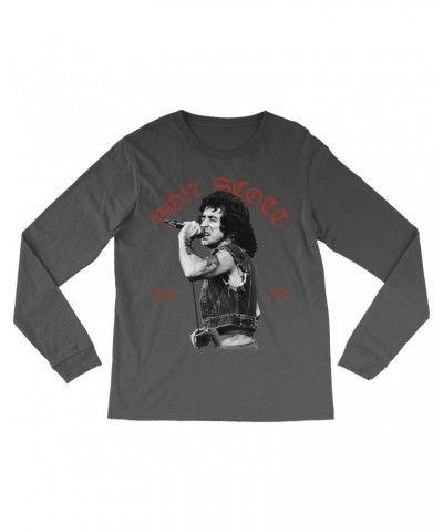 Bon Scott Long Sleeve Shirt | Old English 1946-1980 Shirt $14.68 Shirts