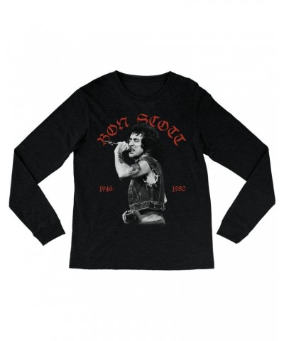 Bon Scott Long Sleeve Shirt | Old English 1946-1980 Shirt $14.68 Shirts