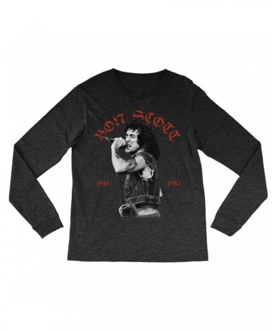 Bon Scott Long Sleeve Shirt | Old English 1946-1980 Shirt $14.68 Shirts