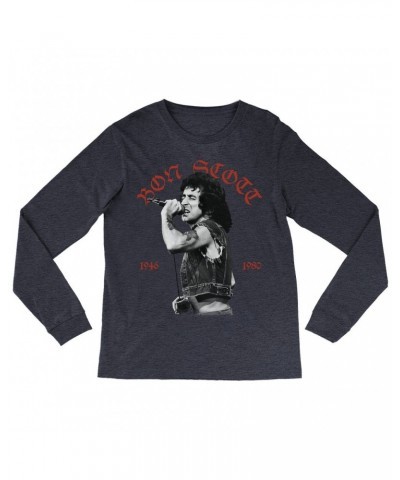 Bon Scott Long Sleeve Shirt | Old English 1946-1980 Shirt $14.68 Shirts