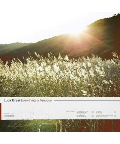 Luca Brasi Everything is Tenuous Vinyl Record $13.50 Vinyl