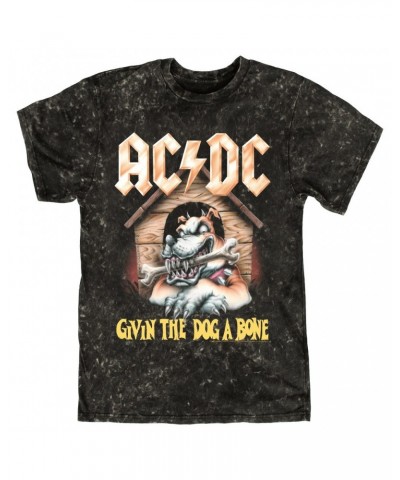 AC/DC T-shirt | Givin The Dog A Bone Design Mineral Wash Shirt $12.28 Shirts
