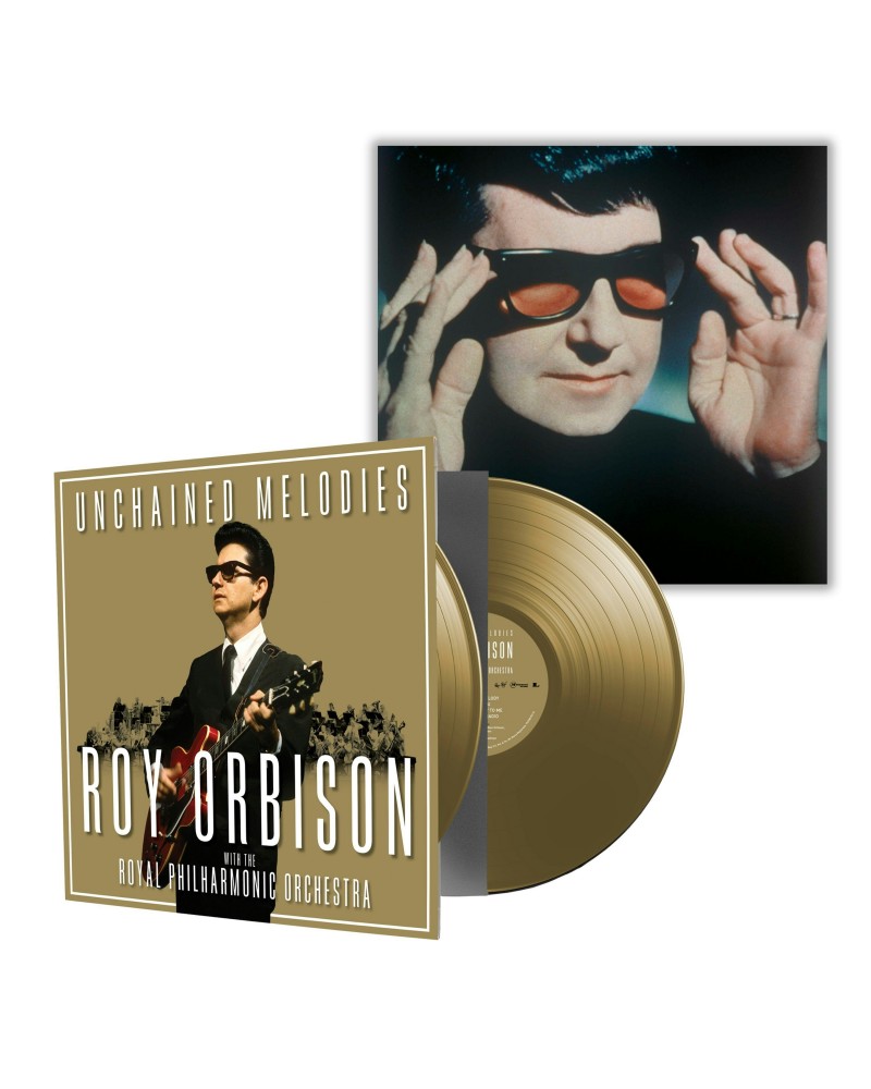 Roy Orbison Exclusive Limited Gold 2LP + Numbered Limited Edition 12" x 12" Print $19.43 Vinyl