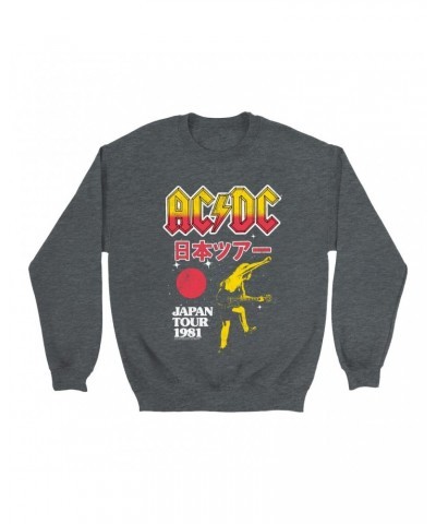 AC/DC Sweatshirt | 1981 Japan Concert Promotion Sweatshirt $12.93 Sweatshirts