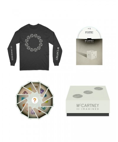Paul McCartney McCartney III Imagined - Limited Edition Black Long Sleeve Shirt & CD Box Set $16.20 CD