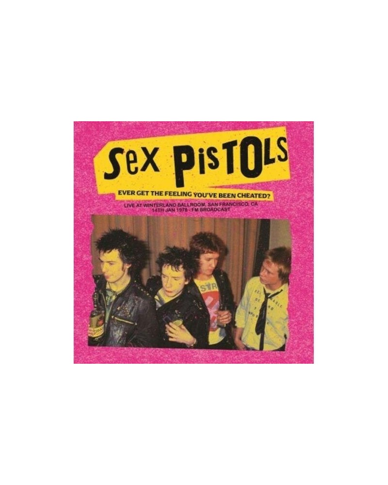 Sex Pistols EVER GET THE FEELING YOU'VE BEEN CHEATED? (PINK VINYL) Vinyl Record $14.40 Vinyl