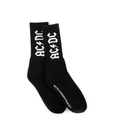 AC/DC Band Logo Black Socks $7.40 Footware