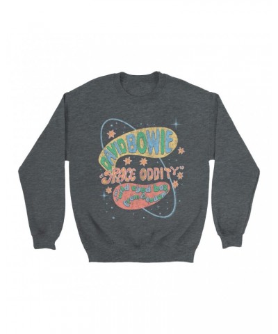 David Bowie Sweatshirt | Pastel Space Oddity Distressed Sweatshirt $14.68 Sweatshirts