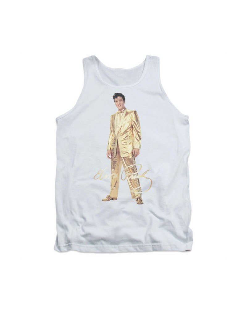 Elvis Presley Gold Lame Suit Women'S Tank Top $11.18 Shirts