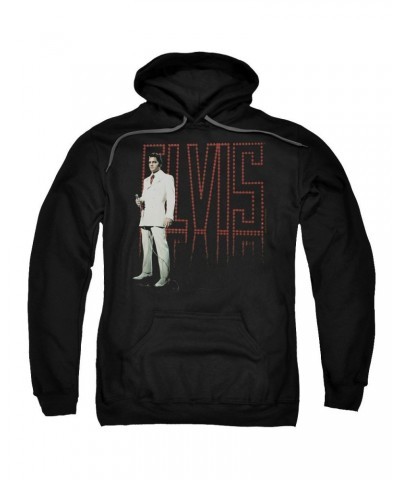 Elvis Presley Hoodie | WHITE SUIT Pull-Over Sweatshirt $14.72 Sweatshirts