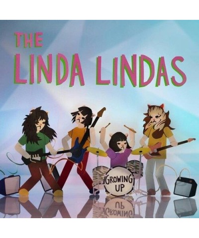 The Linda Lindas GROWING UP - SPECIALTY CLEAR W/BLUE PINK Vinyl Record $7.87 Vinyl